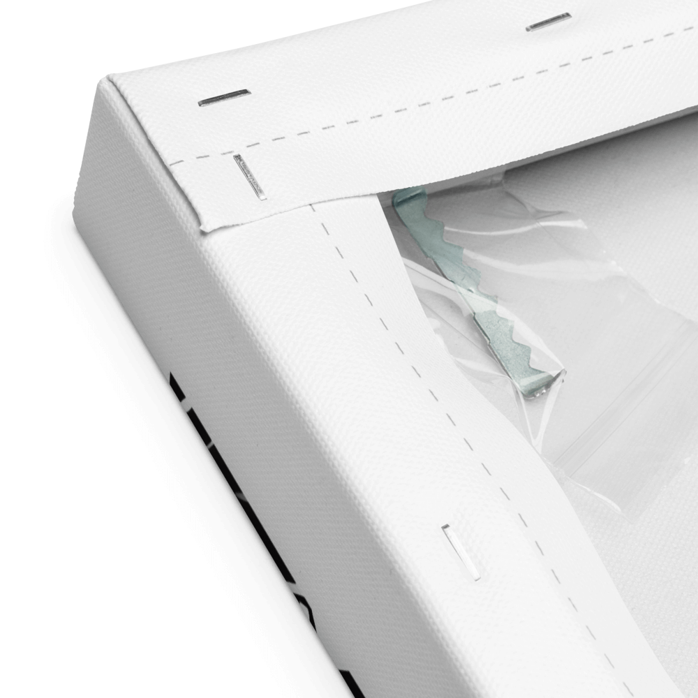 Coffee Art in Motion - Canvas - A close-up scene of the back of the canvas - Cafetitude Wall Art Coffee Art in Motion - Canvas - A close-up scene of the back of the canvas - Cafetitude Wall Art