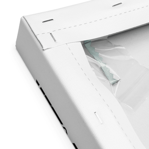 Coffee Art in Motion - Canvas - A close-up scene of the back of the canvas - Cafetitude Wall Art Coffee Art in Motion - Canvas - A close-up scene of the back of the canvas - Cafetitude Wall Art