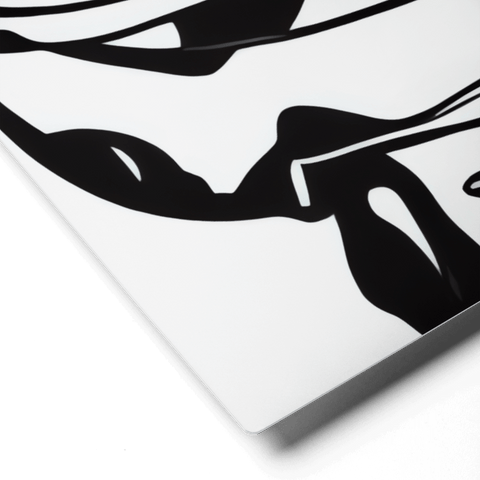 Coffee Art in Motion - Metal prints - A close-up of the product's corner - Cafetitude Wall Art Coffee Art in Motion - Metal prints - A close-up of the product's corner - Cafetitude Wall Art