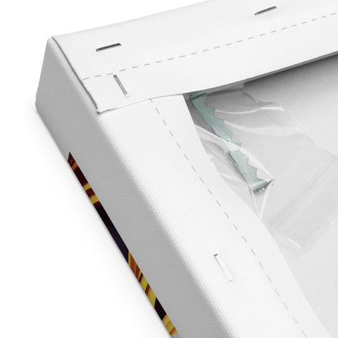 Golden Cupful of Dreams - Canvas - A close-up scene of the back of the canvas - Cafetitude Wall Art Golden Cupful of Dreams - Canvas - A close-up scene of the back of the canvas - Cafetitude Wall Art