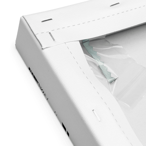 Mysterious Brew - Canvas - Canvas - A close-up scene of the back of the canvas - Cafetitude Wall Art Mysterious Brew - Canvas - Canvas - A close-up scene of the back of the canvas - Cafetitude Wall Art