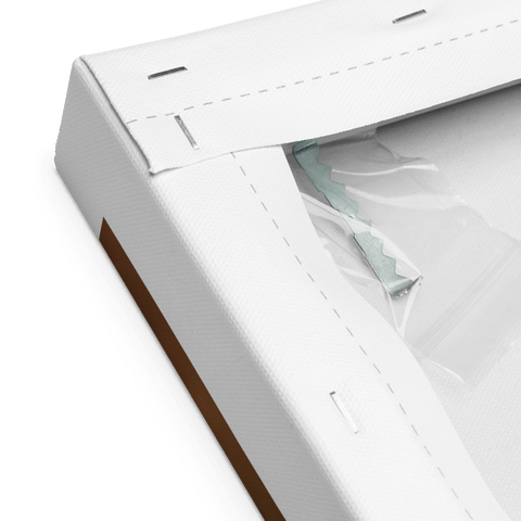 Painterly Coffee - Canvas - A close-up scene of the back of the canvas - Cafetitude Wall Art Painterly Coffee - Canvas - A close-up scene of the back of the canvas - Cafetitude Wall Art