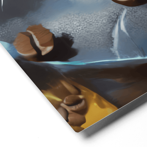 Painterly Coffee - Metal prints - A close-up of the product's corner - Cafetitude Wall Art Painterly Coffee - Metal prints - A close-up of the product's corner - Cafetitude Wall Art